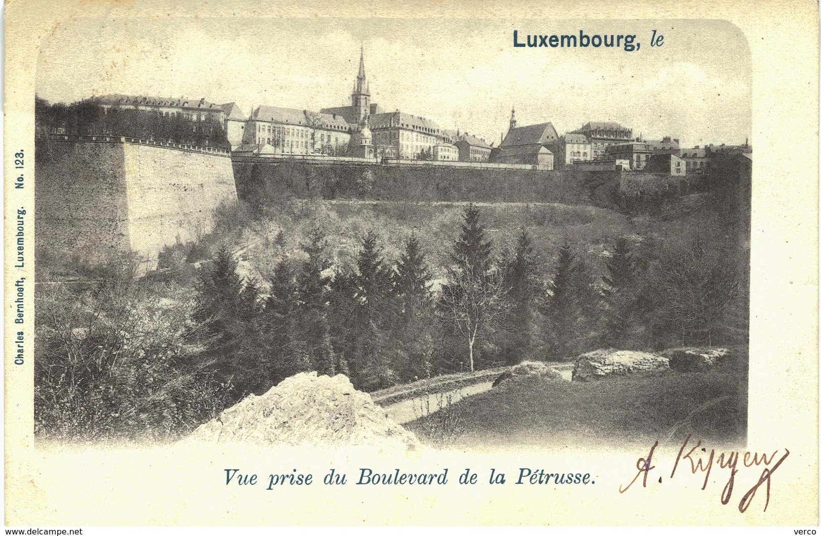 Carte  postale ancienne de LUXEMBOURG - VILLE