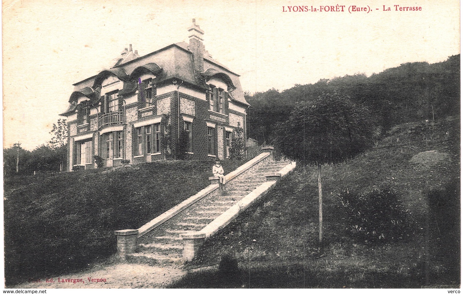 Carte postale ancienne de LYONS la FORET