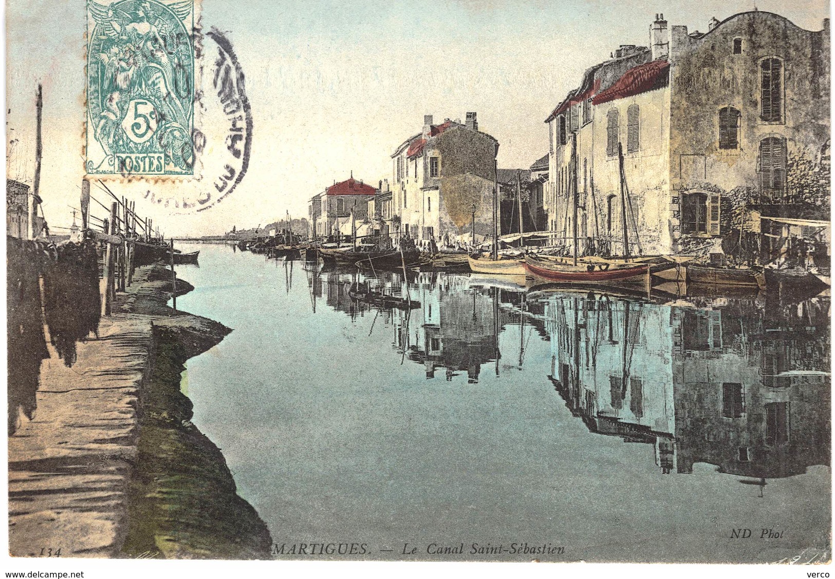 Carte POSTALE  Ancienne de  MARTIGUES - Canal St Sébastien