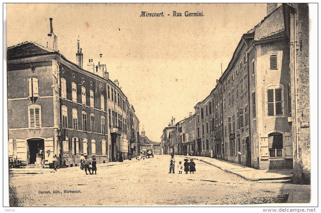 Carte Postale Ancienne de MIRECOURT