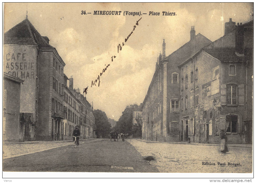 Carte Postale Ancienne de MIRECOURT