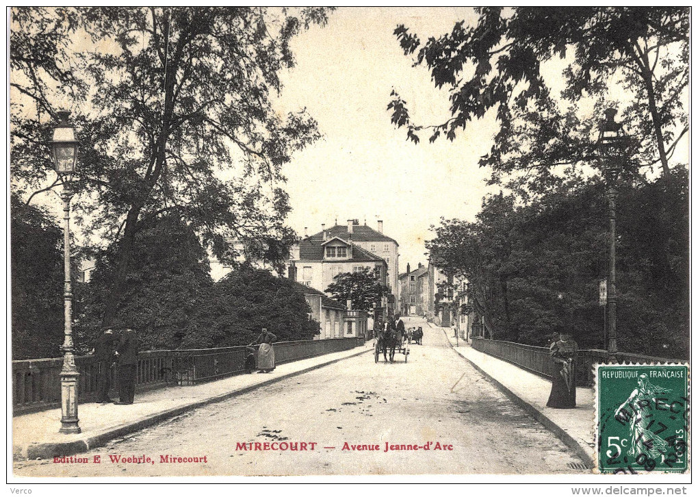 Carte Postale Ancienne de MIRECOURT