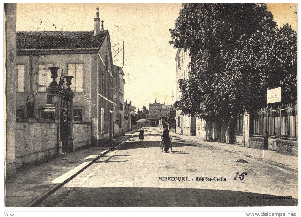 Carte Postale Ancienne de MIRECOURT