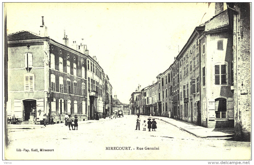 Carte Postale Ancienne de MIRECOURT