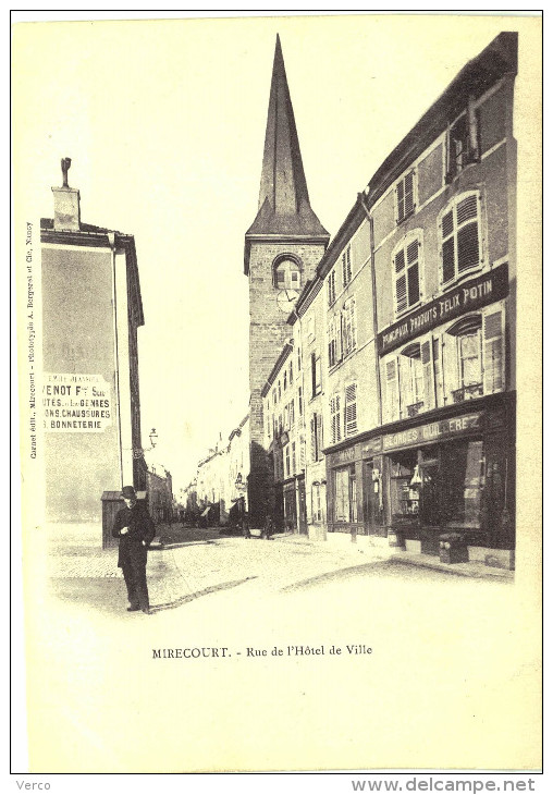 Carte Postale Ancienne de MIRECOURT