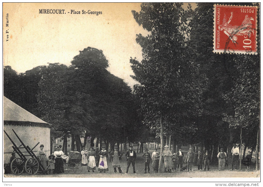 Carte Postale Ancienne de MIRECOURT