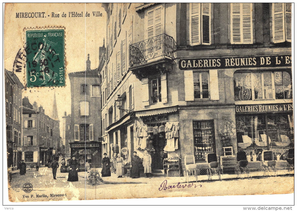 Carte Postale Ancienne de MIRECOURT