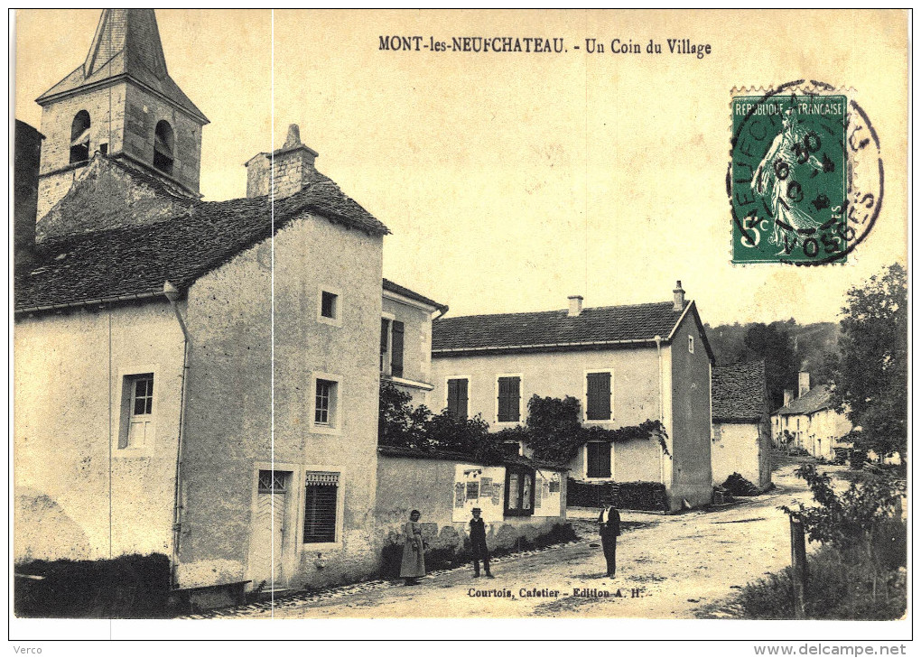 Carte Postale Ancienne de MONT les NEUFCHATEAU