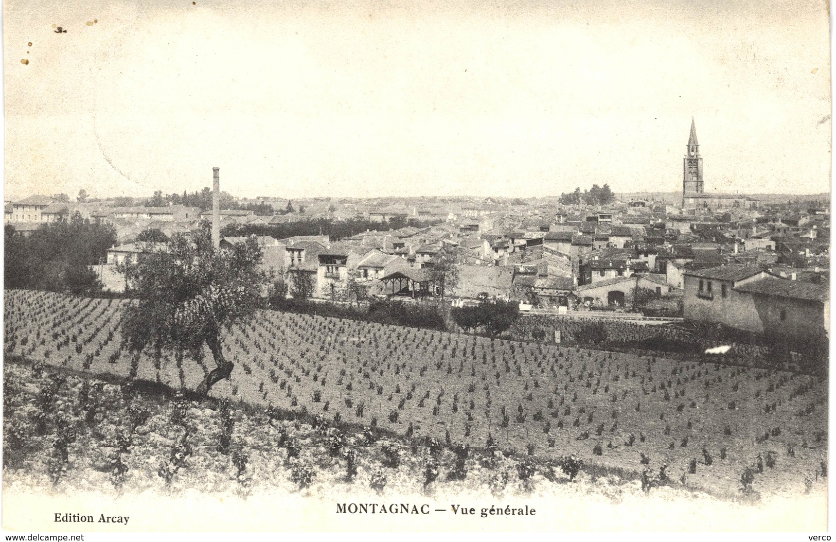 Carte postale ancienne de MONTAGNAC