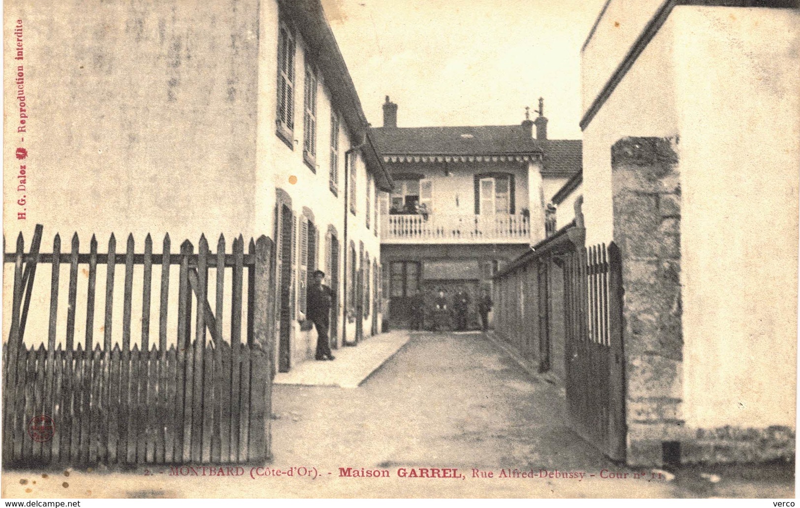 Carte POSTALE Ancienne de   MONTBARD - Maison GARREL, rue Alfred Debussy