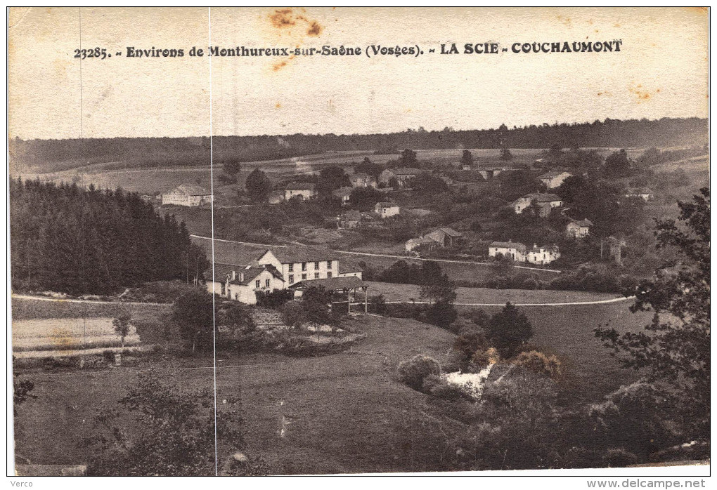 Carte Postale Ancienne de MONTHUREUX sur SAONE