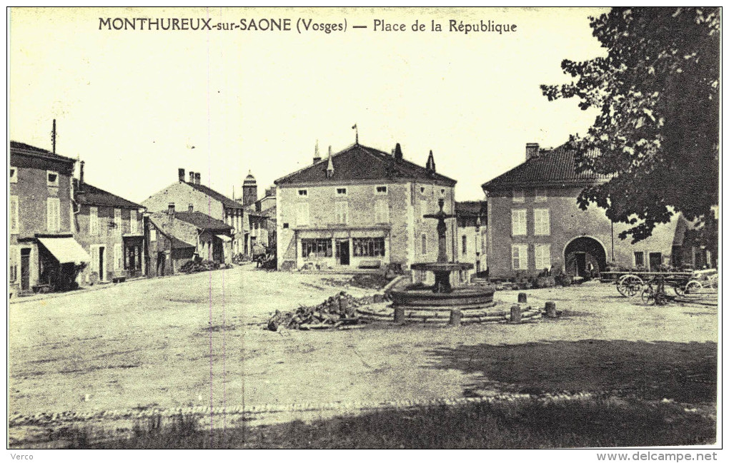 Carte Postale Ancienne de MONTHUREUX sur SAONE