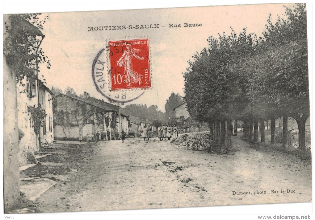 Carte Postale Ancienne de MONTIERS SUR SAULX