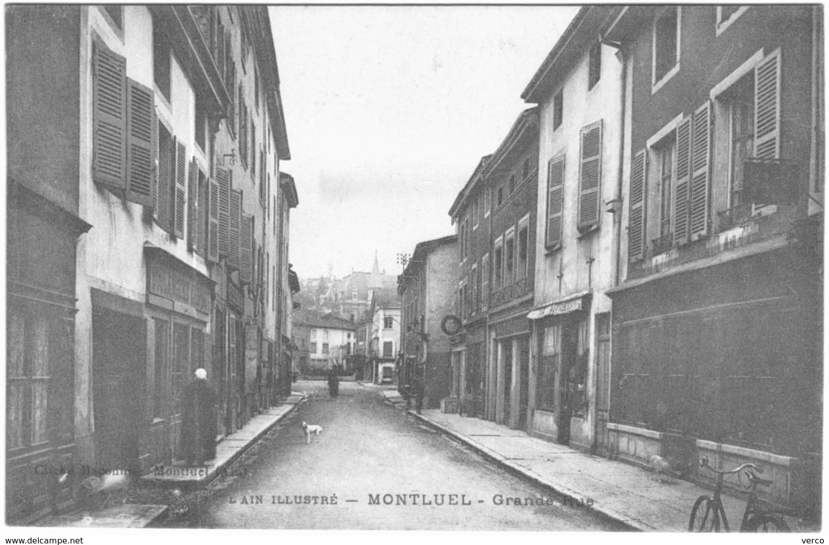 Carte Postale Ancienne de MONTLUEL-grande rue