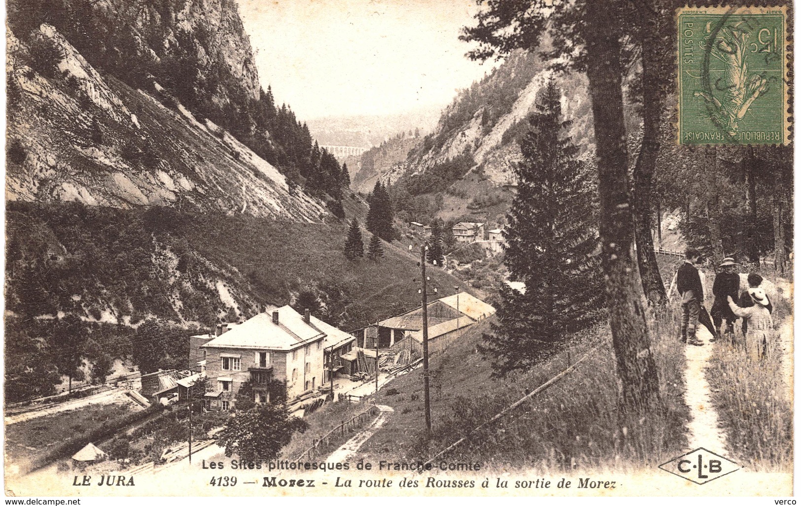 Carte  postale ancienne de MOREZ