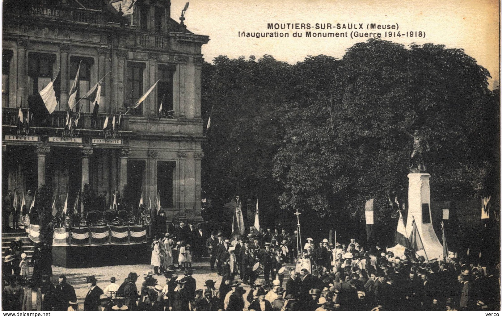 Carte postale ancienne de MOUTIERS sur SAULX