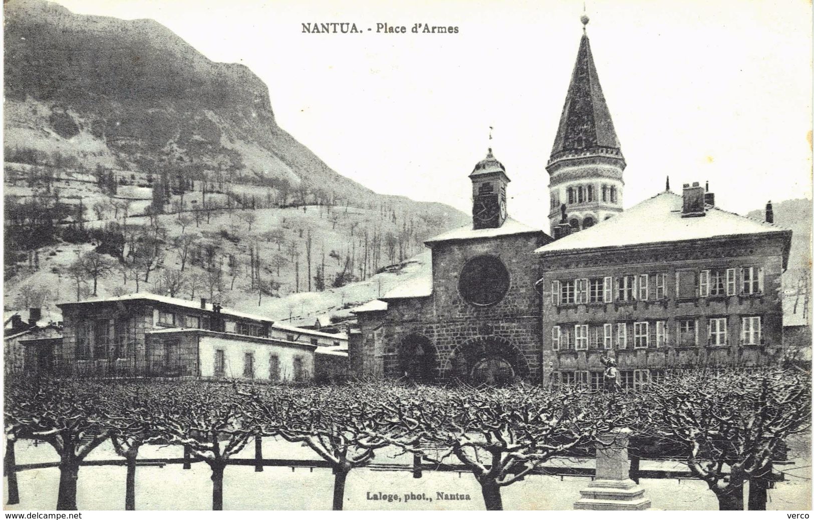 Carte postale ancienne de NANTUA