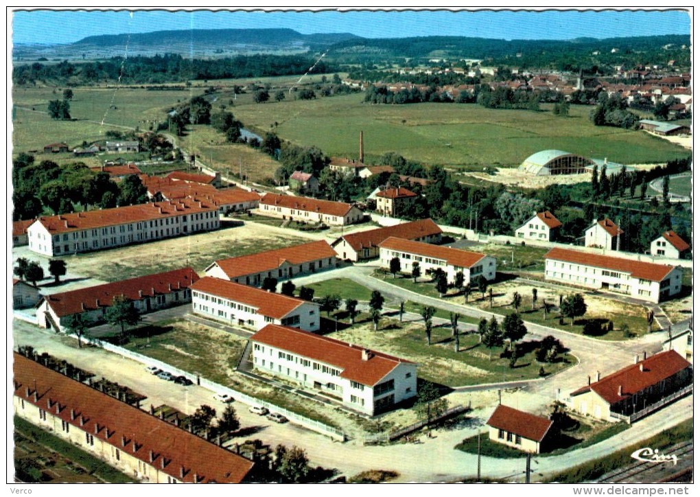 Carte Postale Ancienne de NEUFCHATEAU-vue générale aérienne, I.P.E.S