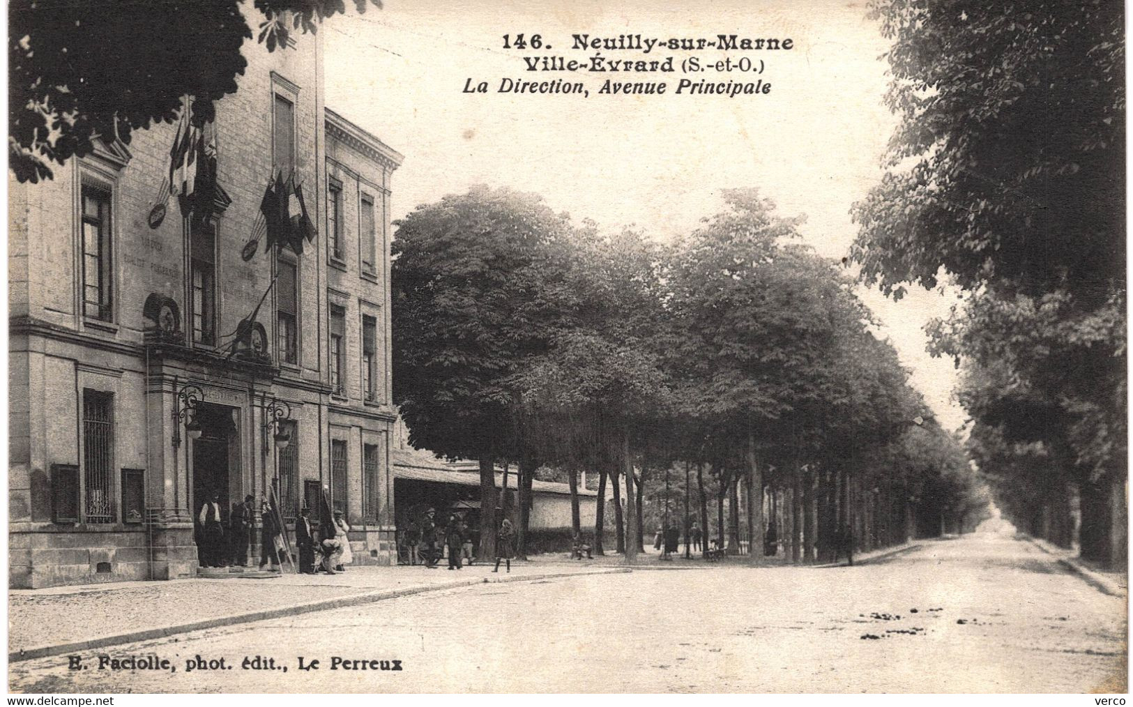 Carte POSTALE  Ancienne  de  NEUILLY sur MARNE- VILLE EVRARD