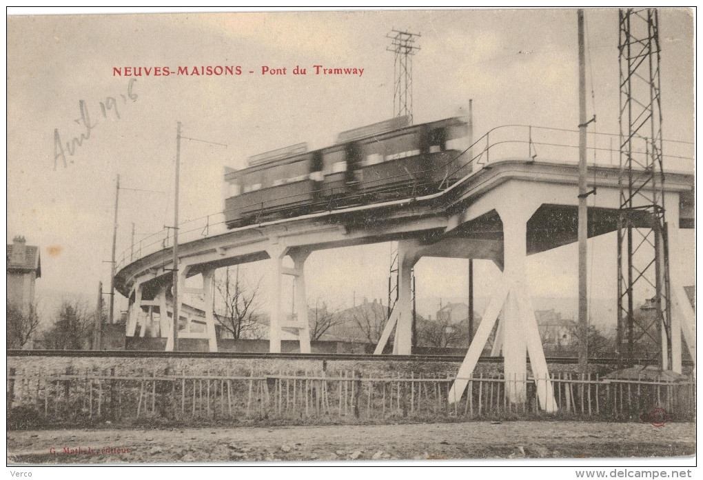 Carte Postale Ancienne de NEUVES MAISONS