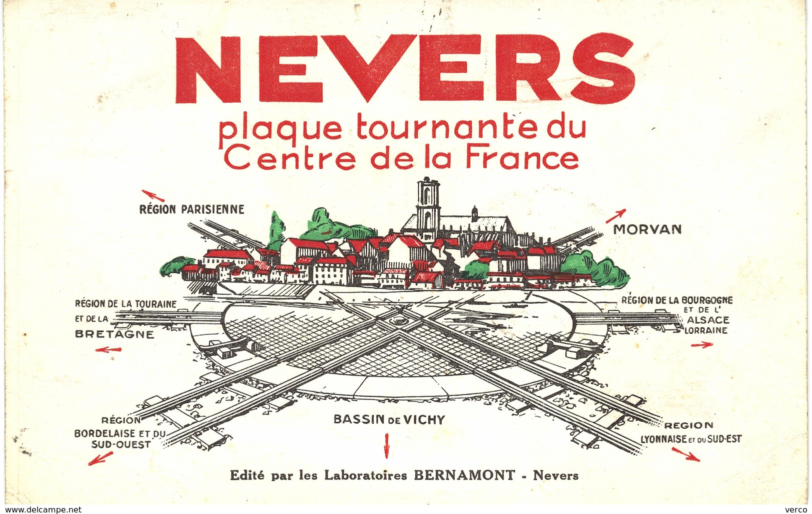 Carte  postale ancienne de NEVERS