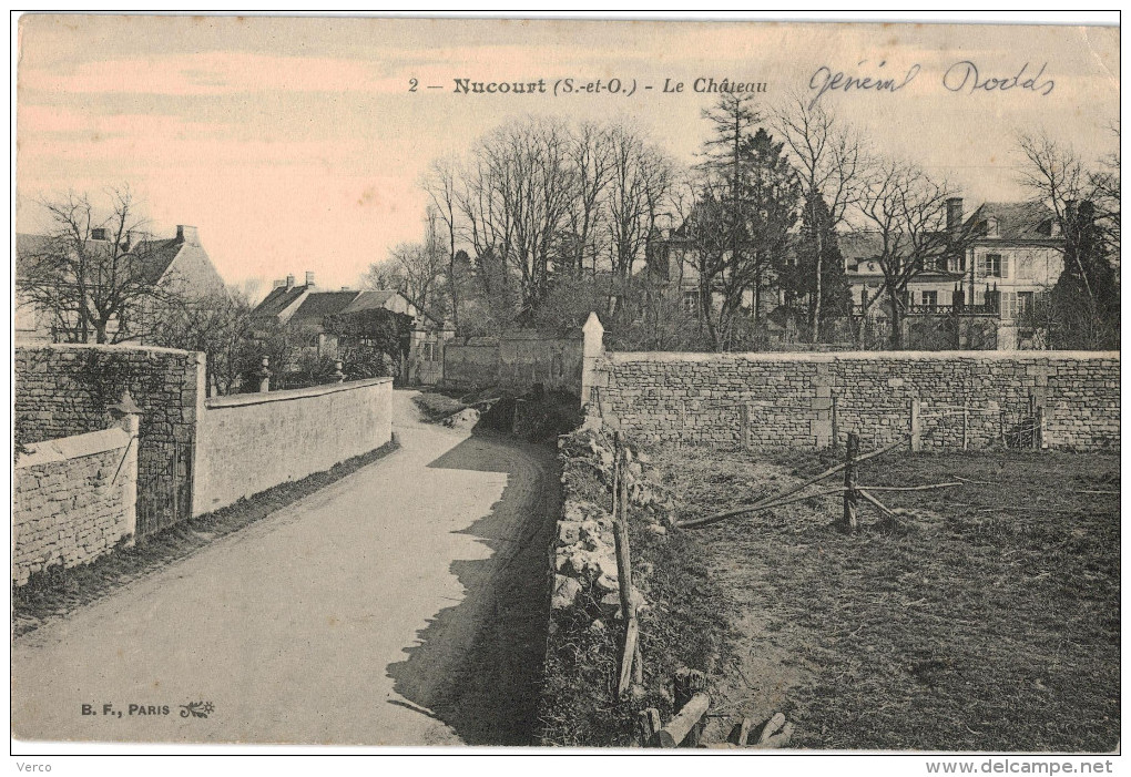 Carte Postale Ancienne de NUCOURT