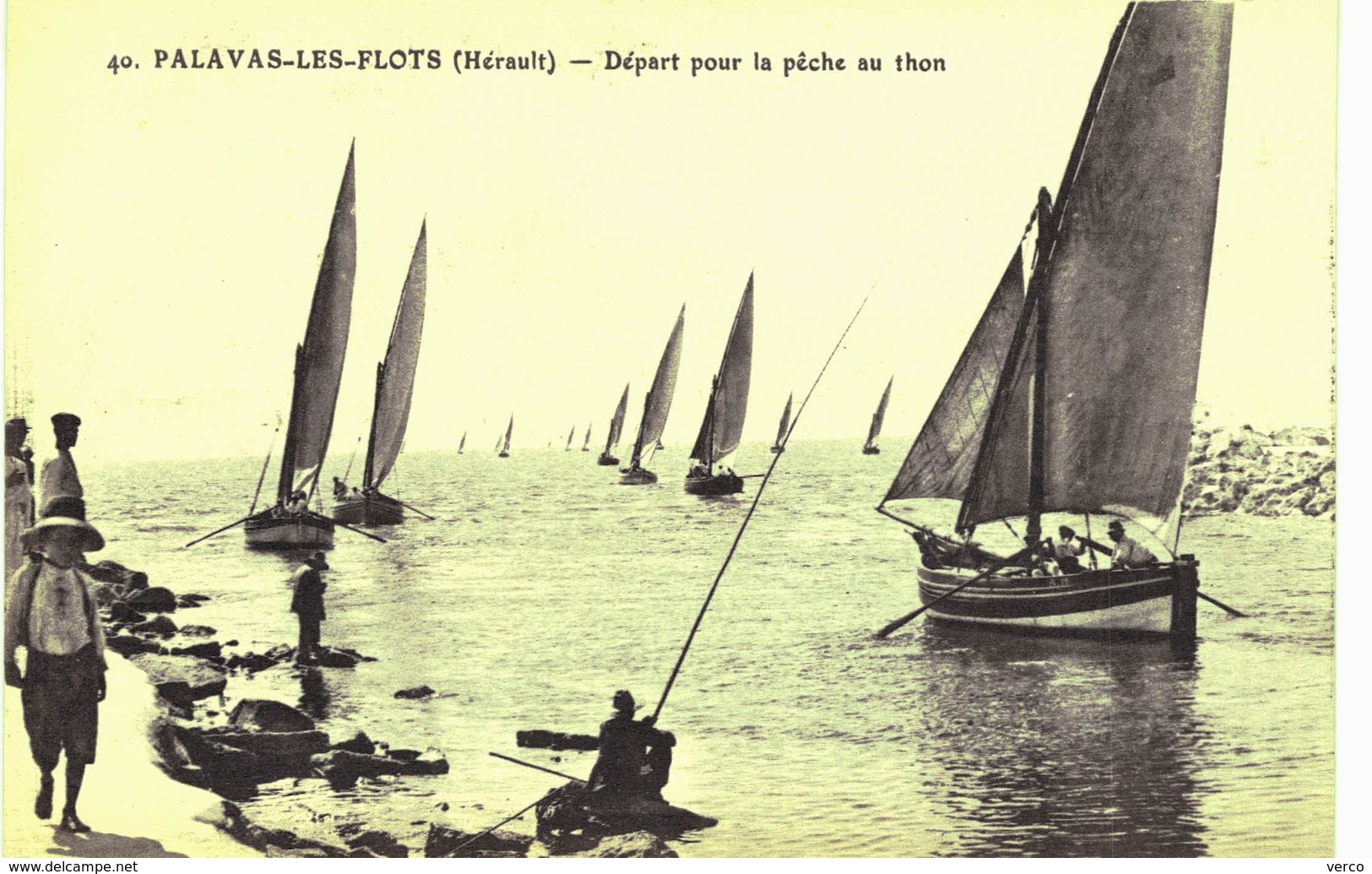 Carte postale ancienne de PALAVAS les FLOTS