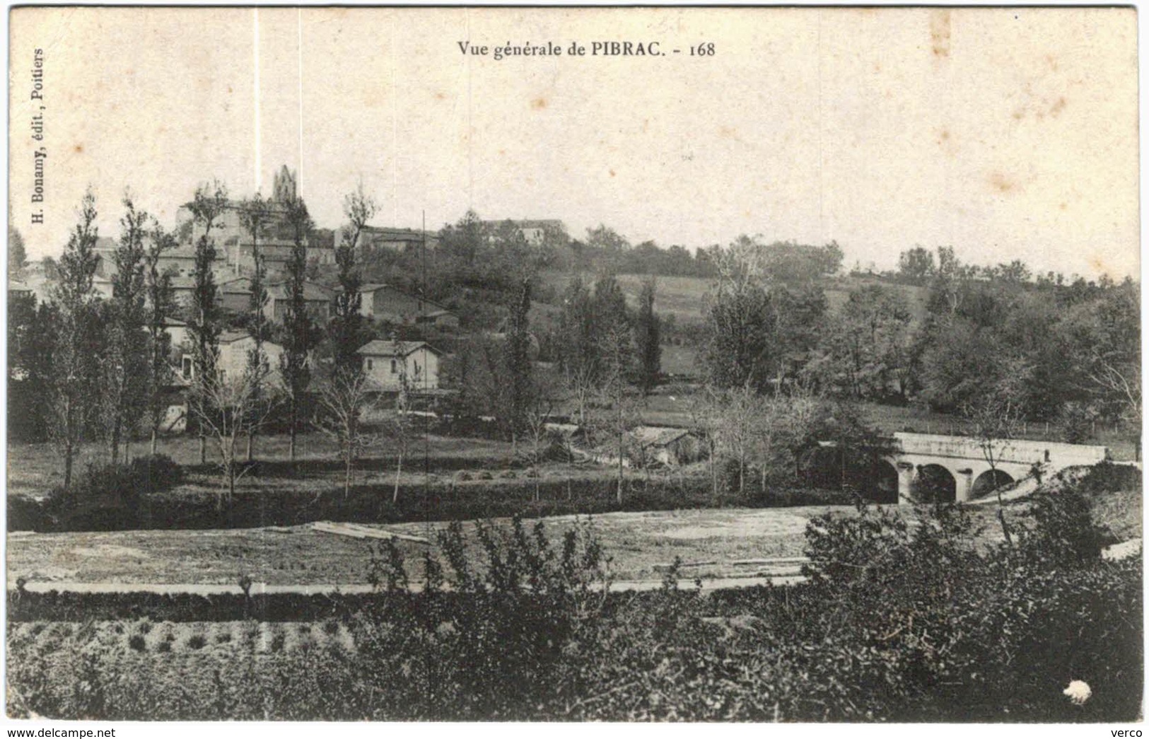 Carte Postale Ancienne de Pelerinage de PIBRAC-vue générale