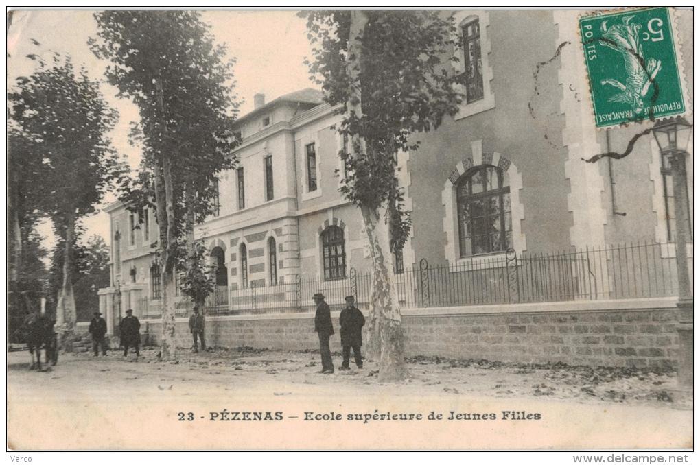 Carte Postale Ancienne de PEZENAS