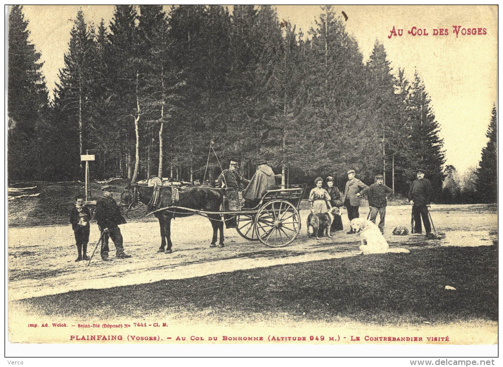 Carte Postale Ancienne de PLAINFAING