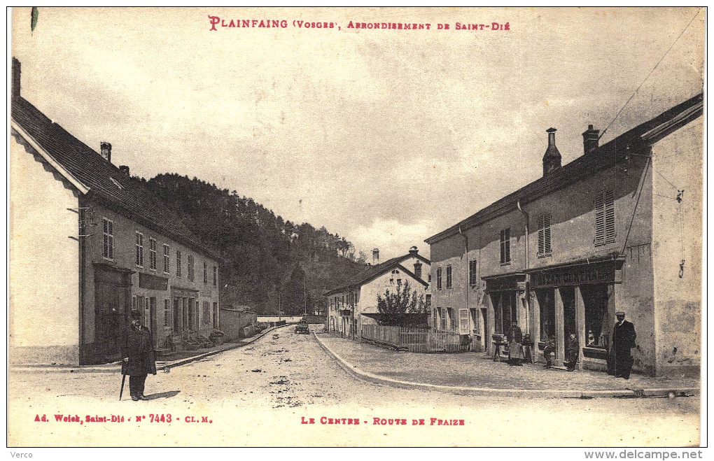 Carte Postale Ancienne de PLAINFAING