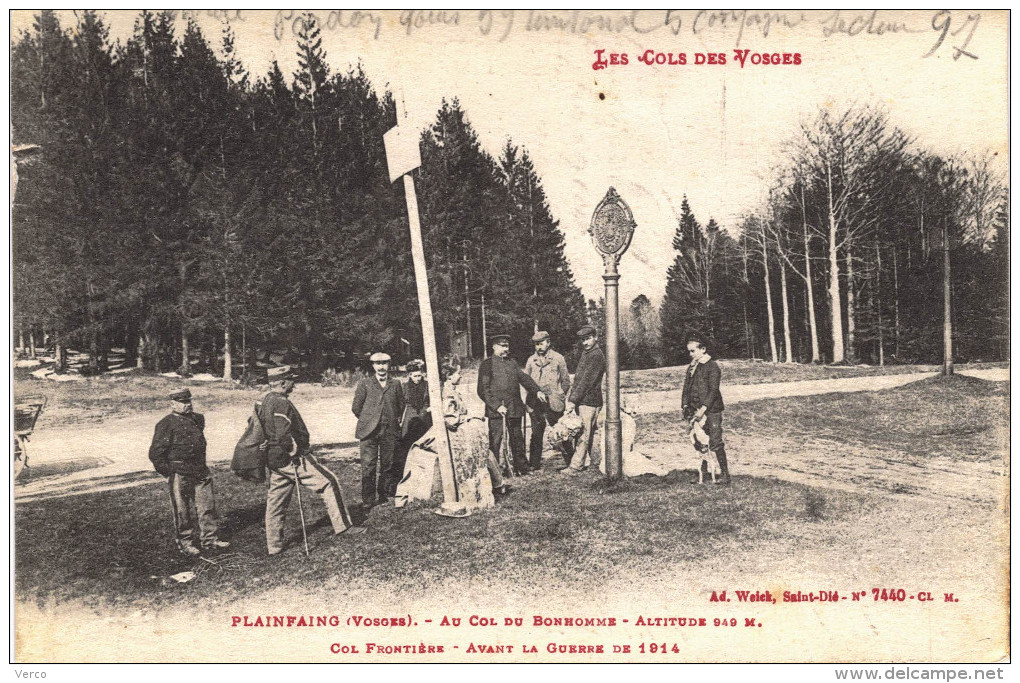 Carte Postale Ancienne de PLAINFAING