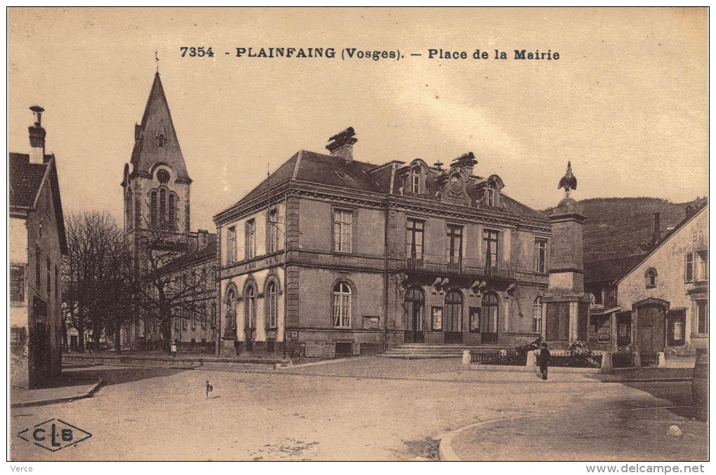 Carte Postale Ancienne de PLAINFAING