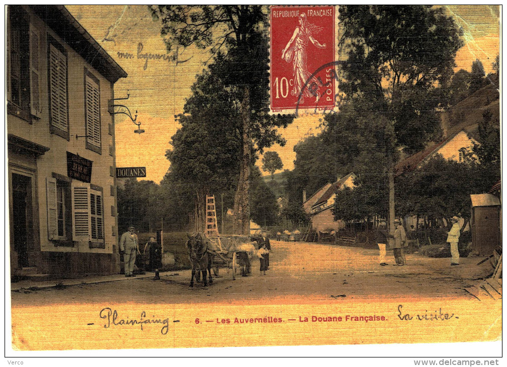 Carte Postale Ancienne de PLAINFAING