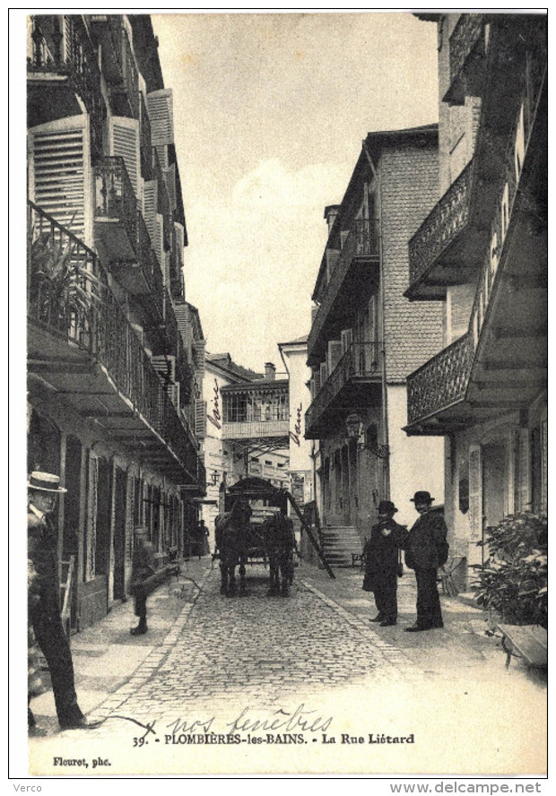 Carte Postale Ancienne de PLOMBIERES les BAINS