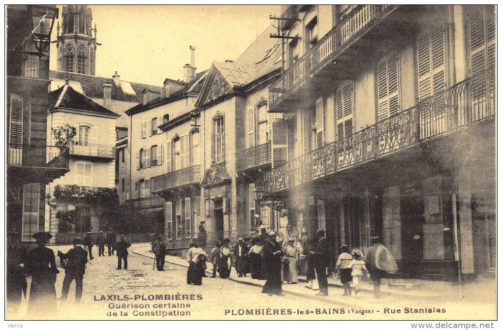 Carte Postale Ancienne de PLOMBIERES les BAINS