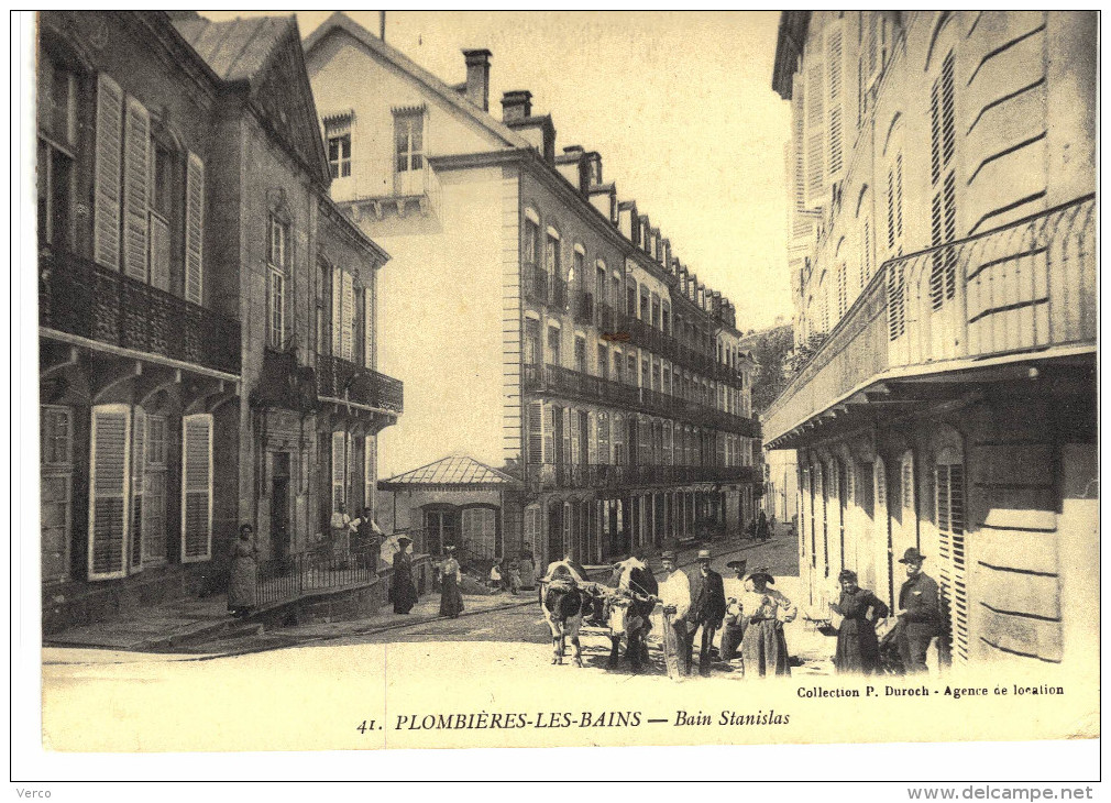 Carte Postale Ancienne de PLOMBIERES les BAINS