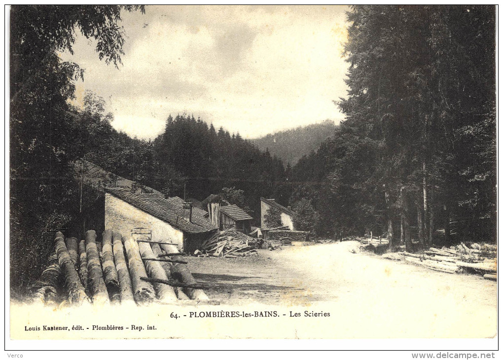 Carte Postale Ancienne de PLOMBIERES les BAINS