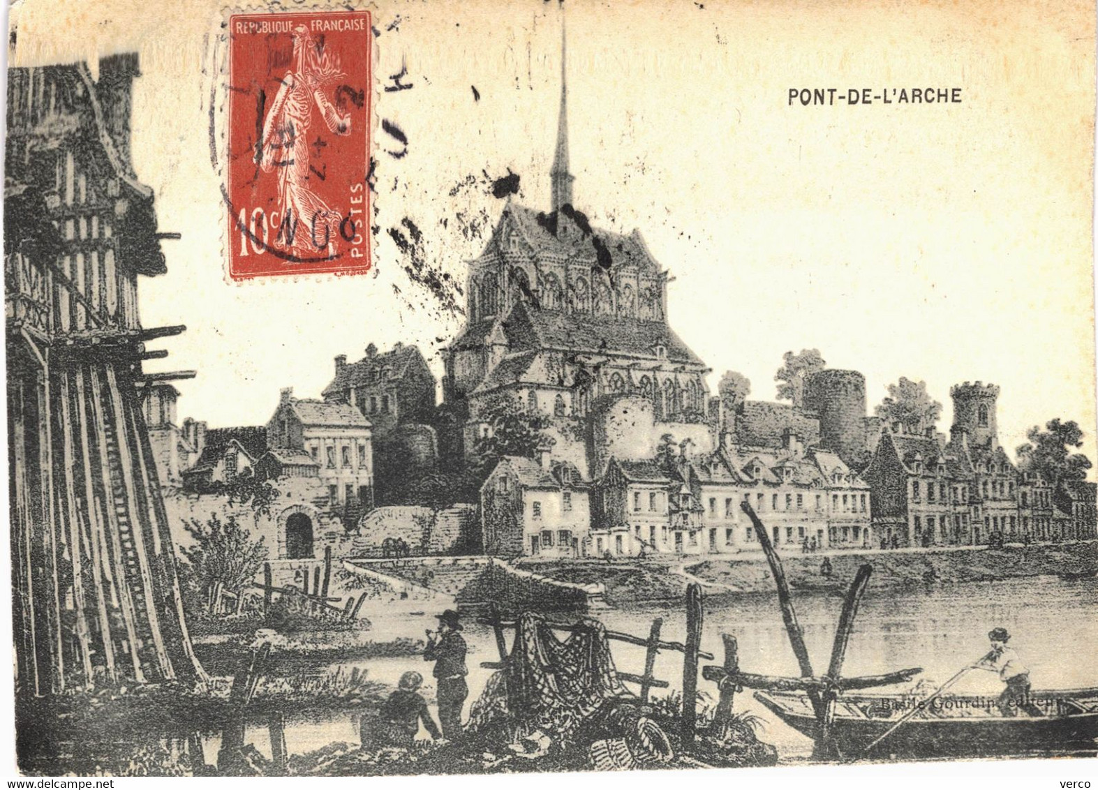 Carte POSTALE  Ancienne de PONT de L'ARCHE