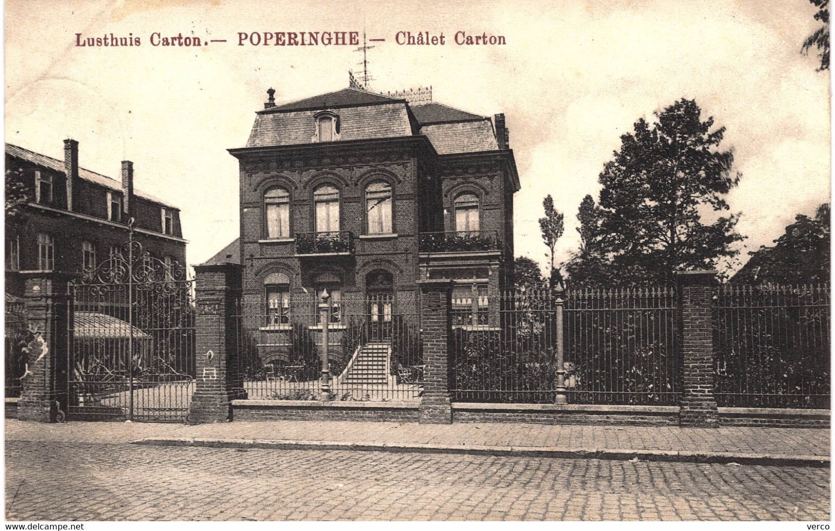 Carte POSTALE  Ancienne  de  POPERINGE - Châlet Carton