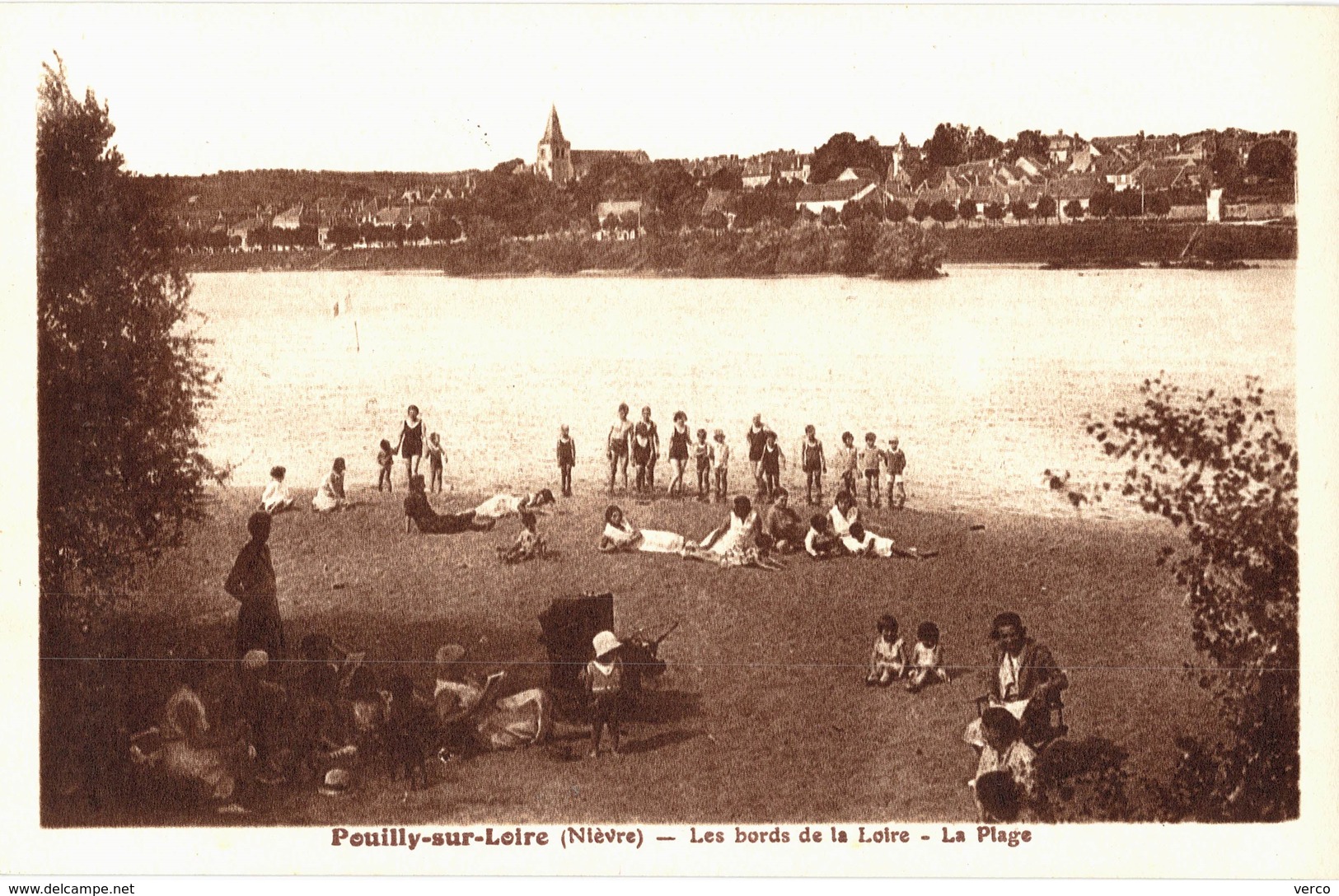 Carte Postale ancienne de POUILLY sur LOIRE