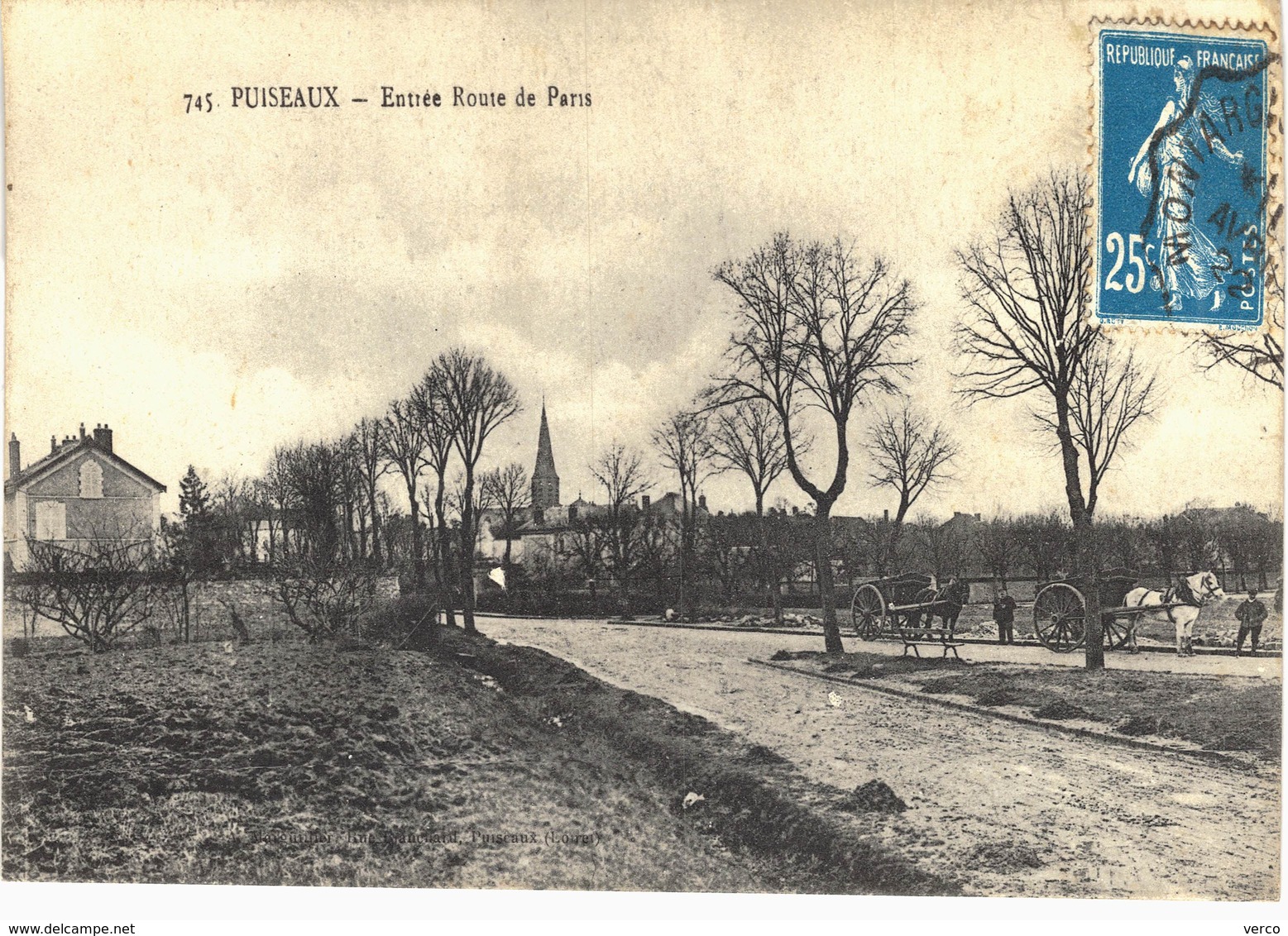 Carte Postale ancienne de PUISEAUX