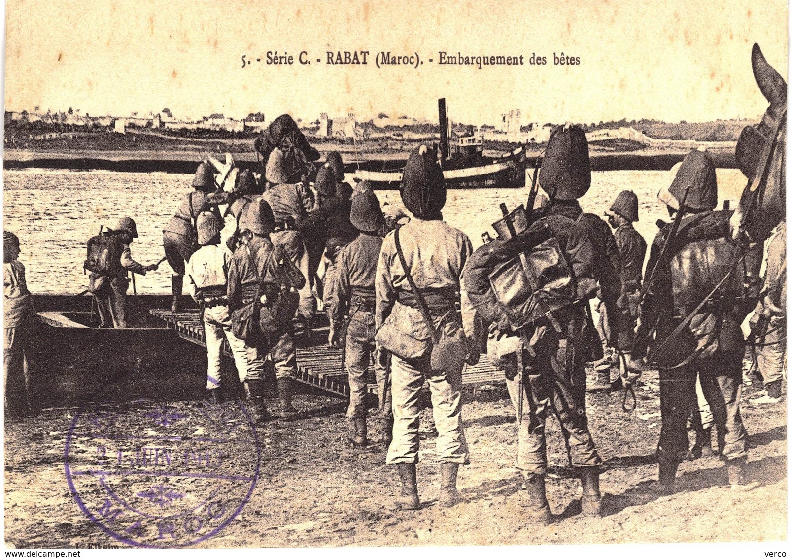 Carte postale ancienne de RABAT