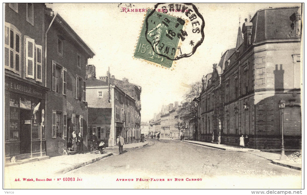 Carte Postale Ancienne de RAMBERVILLERS