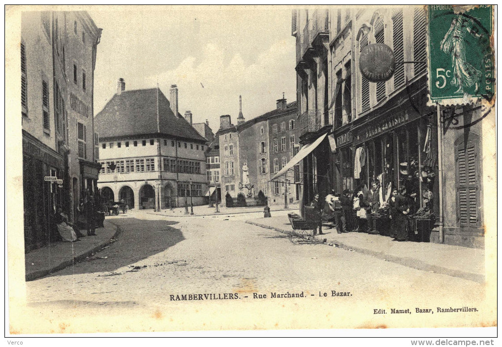 Carte Postale Ancienne de RAMBERVILLERS