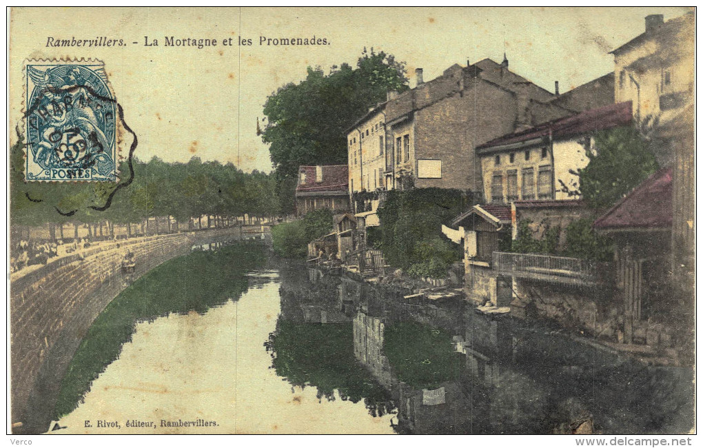 Carte Postale Ancienne de RAMBERVILLERS