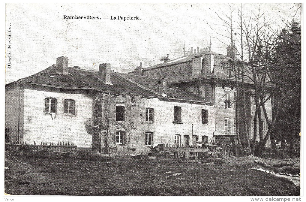 Carte Postale Ancienne de RAMBERVILLERS