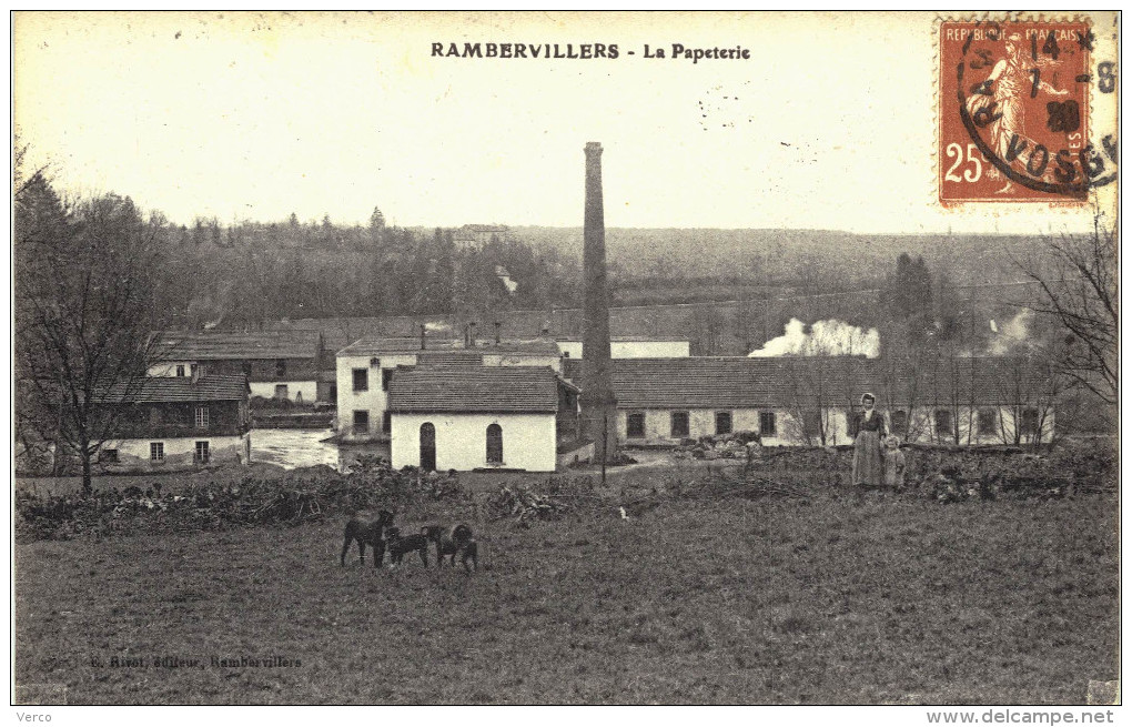 Carte Postale Ancienne de RAMBERVILLERS