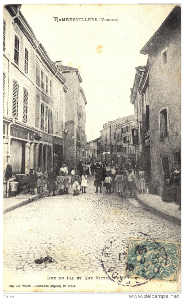 Carte Postale Ancienne de RAMBERVILLERS