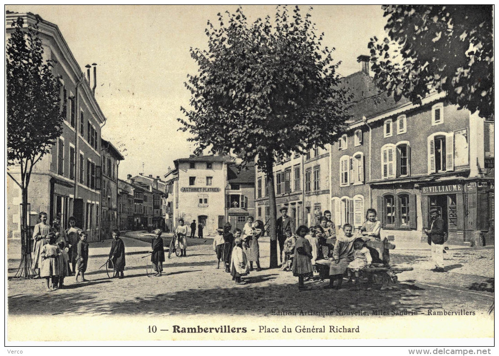 Carte Postale Ancienne de RAMBERVILLERS